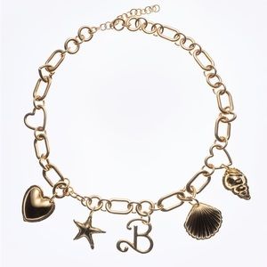 NWT Zara Barbie Charm Gold Belt